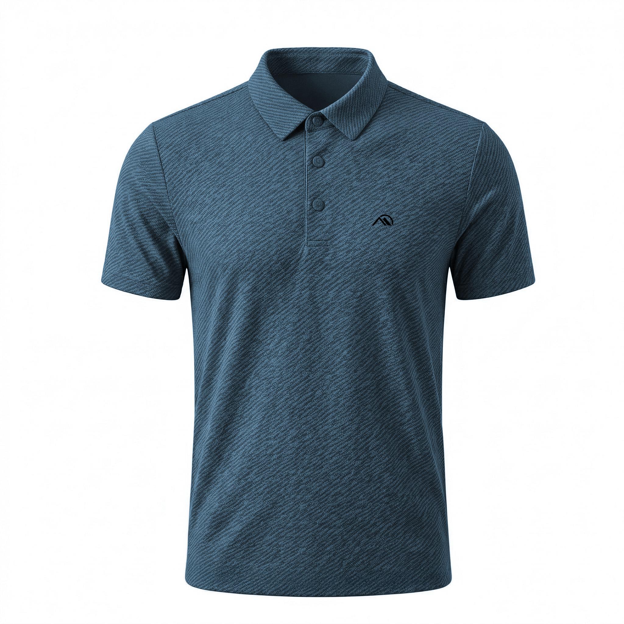 LT1 POLO TEXTURA SATIN BROCHE PLÁS AZ OS