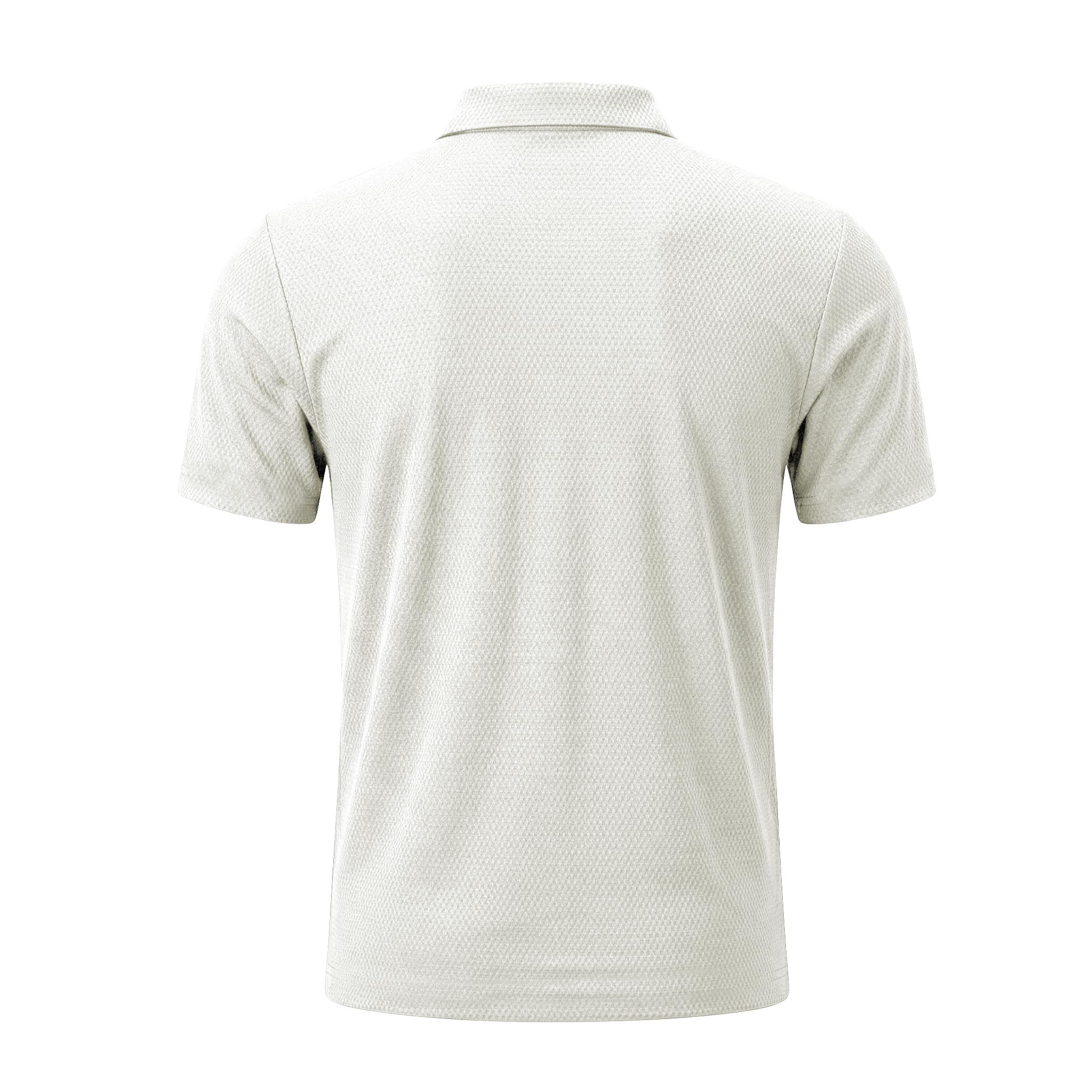 LT1 POLO TEXTURA PANAL BOTÓN PLATEADO BL - Imagen 2