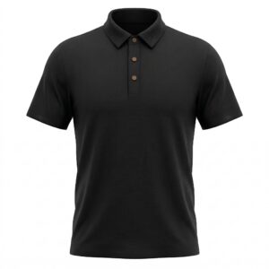 LT1 POLO TEXTURA SUAVE BOTÓN DORADO NG