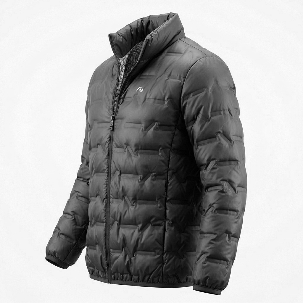 CHAQUETA PLUMÓN NEGRA HOMBRE - Imagen 2