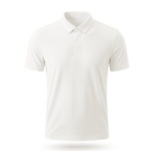 LT1 POLO TEXT CUADROS BOTÓN PLÁSTICO BL