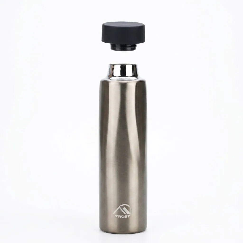 Termo Acero Inoxidable 500 ml Gris Oscuro